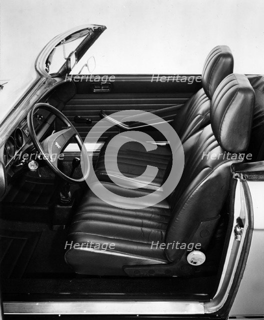 1973 Peugeot 304 Cabriolet S interior Artist: Unknown.
