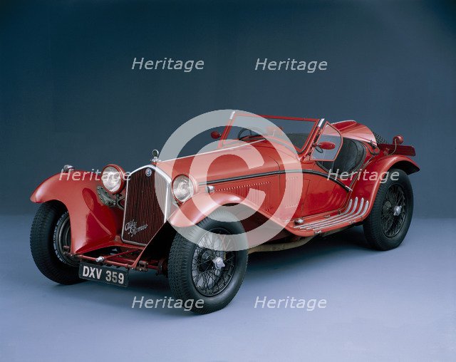 A 1933 Alfa Romeo 8C 2300 Corto. Artist: Unknown