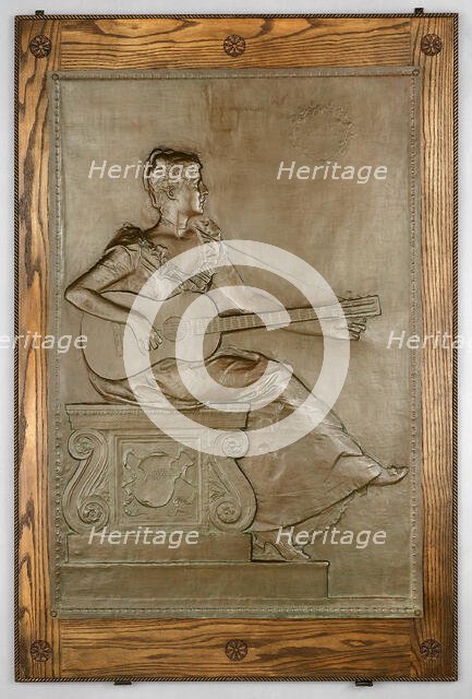 Violet Sargent, Modeled 1890, cast c. 1908. Creator: Augustus Saint-Gaudens.