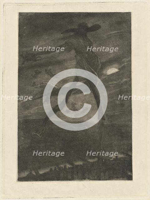 Satan Sowing Tare (Satan semant l'ivraie). Creator: Félicien Rops.