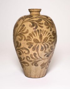 Vase with Stylized Floral Scrolls, Korea, Goryeo dynasty (918-1392). Creator: Unknown.