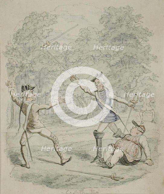 Saint James, or Court of Queen Anne, 1844. Creator: George Cruikshank.