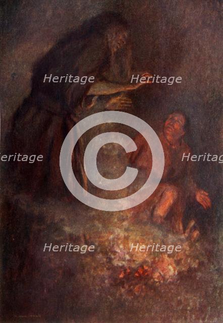 'I saw how black her face was and I shuddered with horror', 1917. Creator: Unknown.