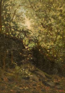 Night Through Forest, 1889. Creator: Louis Michel Eilshemius.