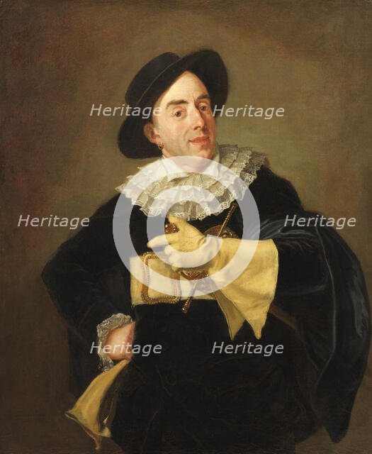 Portrait of the Actor Saint-Ange, 1785. Creator: Carl Fredrik von Breda.