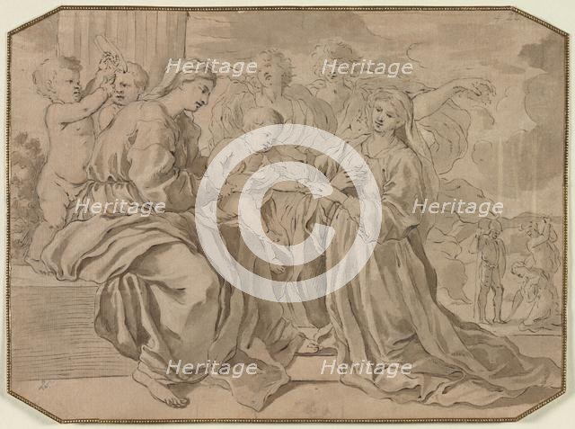 Mystic Marriage of St. Catherine. Creator: Unknown.