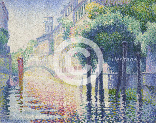 Rio San Trovaso, Venice, 1903-1904. Creator: Cross, Henri Edmond (1856-1910).