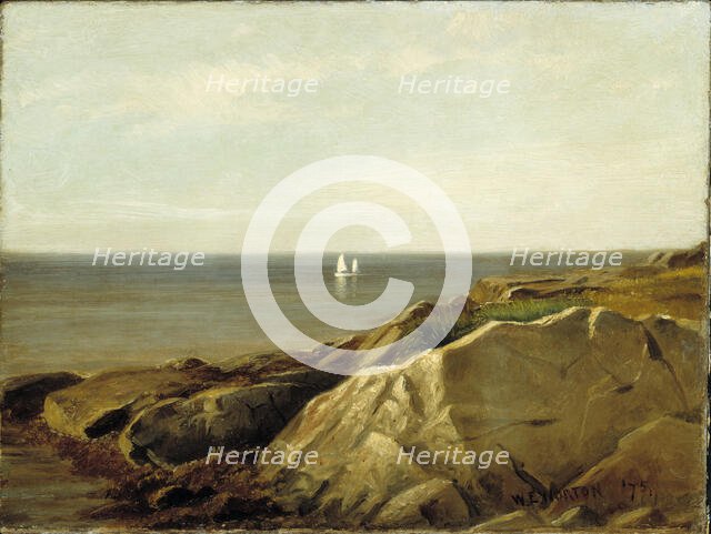 Maine Coast, 1875. Creator: William E. Norton.