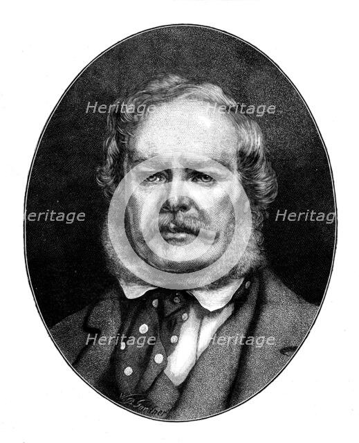 The late Sir Edwin Landseer, R.A., 1873. Creator: William Biscombe Gardner.