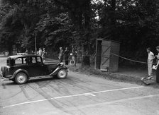 Frazer-Nash BMW of HG Symmons, winner of a silver award at the MCC Torquay Rally, July 1937. Artist: Bill Brunell.