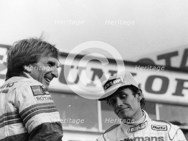 Derek Bell and Jacky Ickx, 1000km Silverstone, May 1985. Artist: Unknown