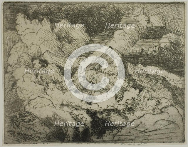 Mountain Peaks, 1908. Creator: Donald Shaw MacLaughlan.