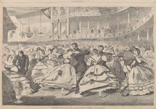 The Great Russian Ball at the Academy of Music, November 5, 1863, published 1863. Creator: Winslow Homer.