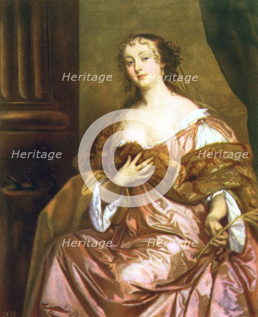 Elizabeth Hamilton, Countess of Gramont, c1660s.Artist: Peter Lely
