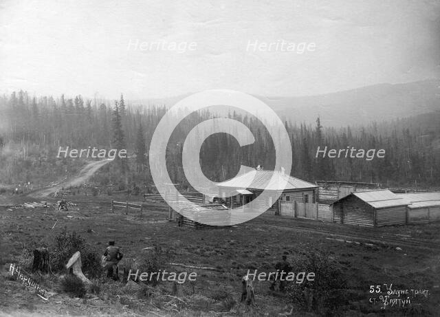 Udungui trade route: Ulyatui village, end of 19th century. Creator: Nikolai Apollonovich Charushin.