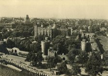 'Tower of London. General View from the South', c1920. Creator: Unknown.