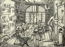 Goldsmith's Shop. Artist: Delaune, Étienne (1518-1583)