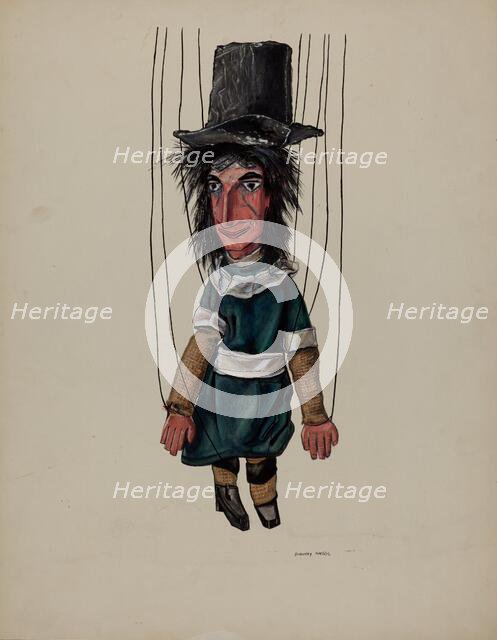 Marionette - Missionary, c. 1937. Creator: Dorothy Harris.