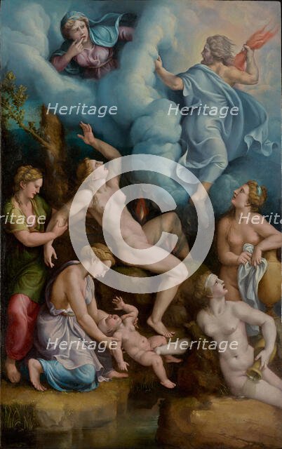 The Birth of Bacchus, about 1530s. Creator: Giulio Romano.