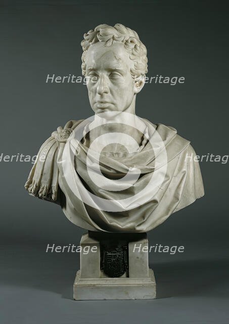 Bust of Archduke Karl, 1842. Creator: Josef Klieber.