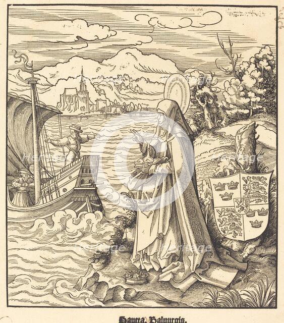 Saint Walpurgis, 1516/1518. Creator: Leonhard Beck.