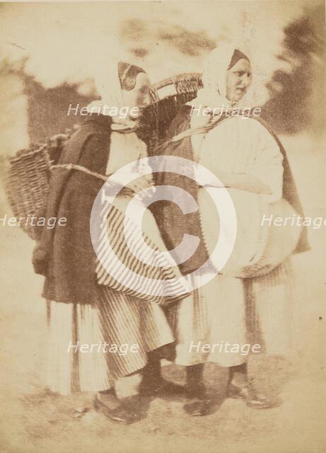 Fisher Lassies, 1843-1848. Creator: Hill & Adamson.