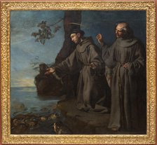 St. Anthony Preaching to the Fishes, c1630. Creator: Francisco Herrera.