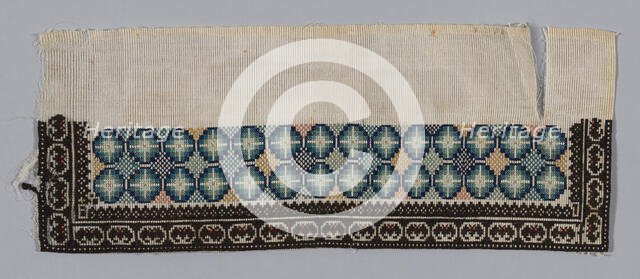 Woman's Trouser Band, China, Qing dynasty (1644-1911), 1875/1900. Creator: Unknown.