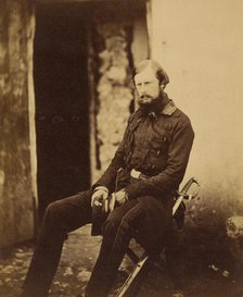 Lt. Colonel Prince Edward of Saxe Weimar, 1855. Creator: Roger Fenton.