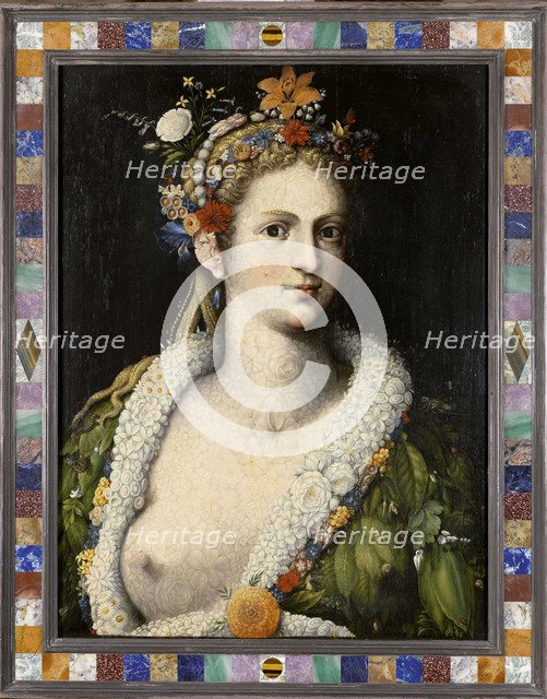 Flora meretrix, ca 1590. Creator: Arcimboldo, Giuseppe (1527-1593).