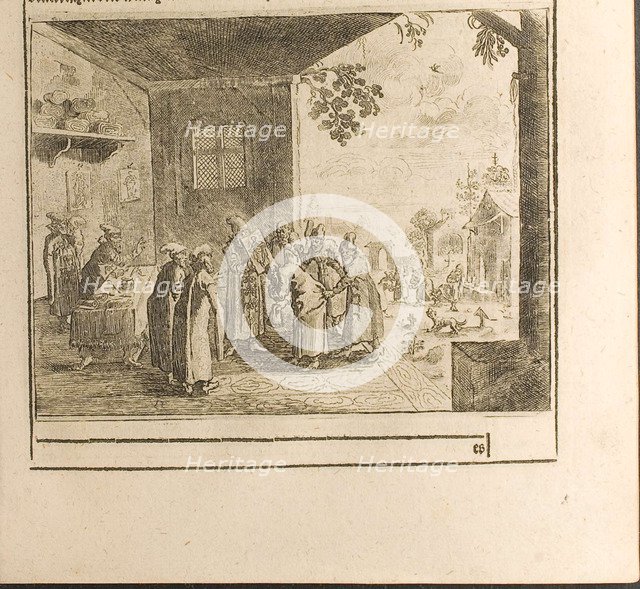 Court Oath Ceremony (Illustration from Travels to the Great Duke of Muscovy and the King of Persia Artist: Rothgiesser, Christian Lorenzen (?-1659)