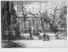 View of Master's House at Inner and Middle Temple, City of London, 1897.                             Artist: Percy Thomas