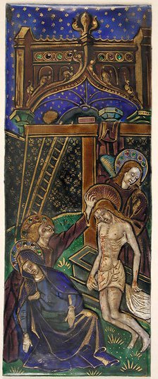 Triptych Panel with the Lamentation, French, early 16th century. Creator: Unknown.