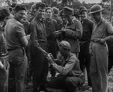 German Prisoners of War, Somewhere in Italy, 1943-1944. Creator: British Pathe Ltd.