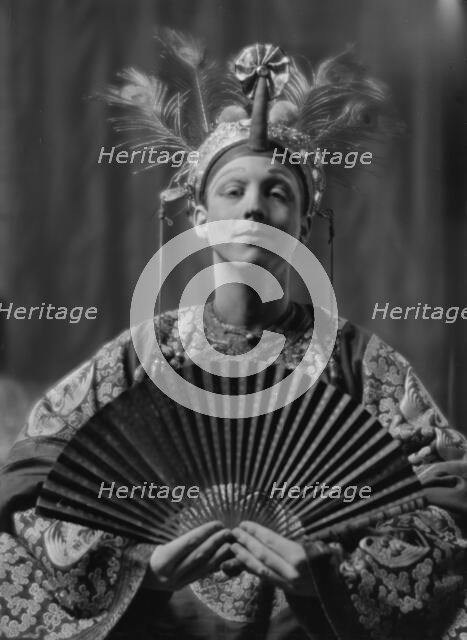 Ladd, Schuyler, in costume for "Yellow jacket", 1913 Feb. 6. Creator: Arnold Genthe.