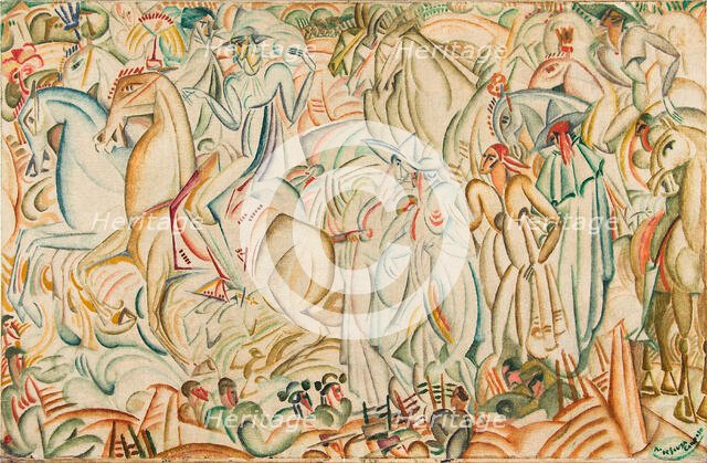 Before the bullfight, c1912. Creator: Souza-Cardoso, Amadeo de (1887-1918).