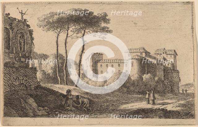 View of the Church "Quattro Santi Coronati". Creator: Herman van Swanevelt.