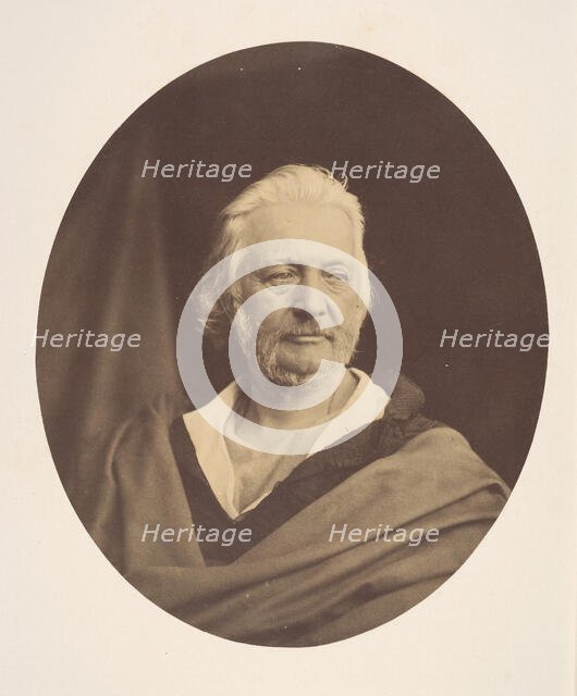 Study of a Head, 1857. Creator: Oscar Gustav Rejlander.