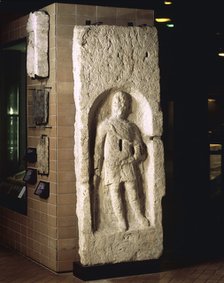 Tombstone of Vivius Marcianus. Artist: Unknown