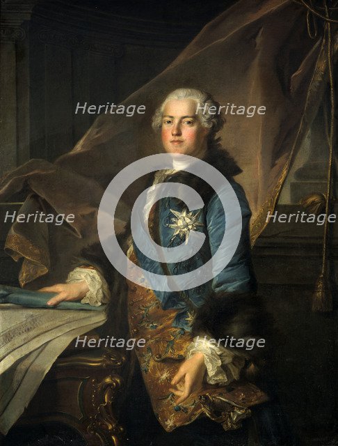 'Portrait of the Marquis of Marigny', 1755. Artist: Louis Tocque