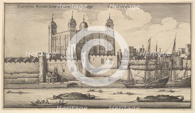 Tower of London, 1625-77. Creator: Wenceslaus Hollar.