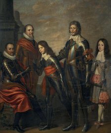 Four Generations of the Princes of Orange: William I, Maurice and Frederick Henry..., c.1660-c.1662. Creator: Pieter Nason.