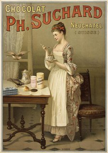 Chocolat Suchard, 1889. Creator: Anonymous.