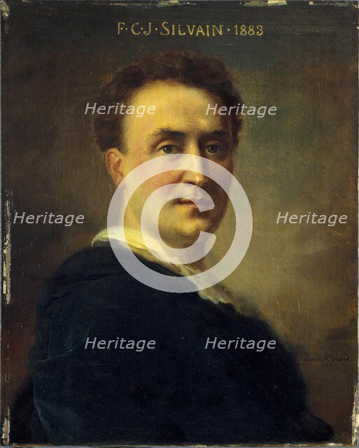Portrait of Eugène Silvain (1851-1930), member of the Comédie-Française, 1883. Creator: Daniel Berard.