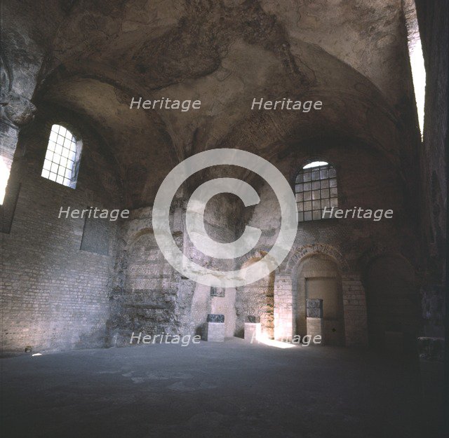 Interior of the Roman Baths, incorporated in the Cluny Monastery, Paris, c20th century. Artist: Unknown.