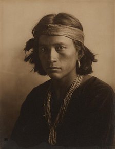 A Navajo Boy, 1907. Creator: Carl E Moon.