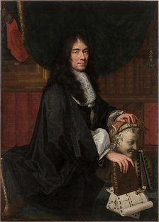 Portrait of Charles Perrault (1628-1703). Creator: Le Brun, Charles (1619-1690).