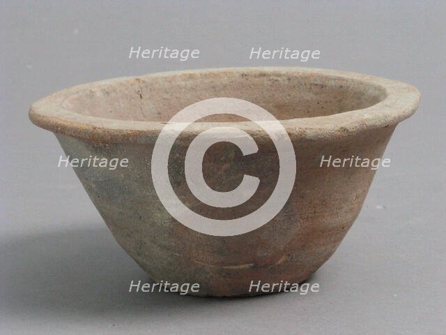 Bowl, Coptic, 4th-7th century. Creator: Unknown.