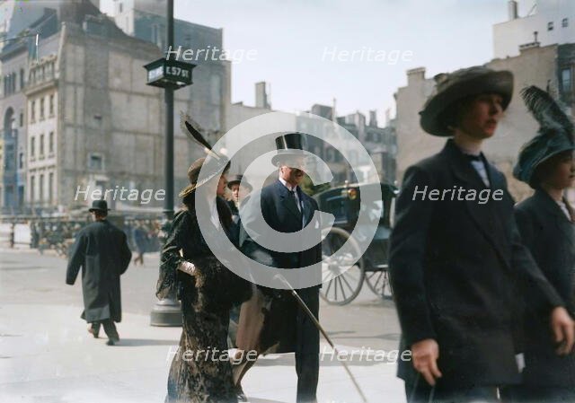 Austen Gray & wife, 1913. Creator: Bain News Service.
