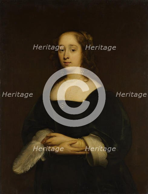 Portrait of a Woman, 1648. Creator: Cornelis Janssens van Ceulen.